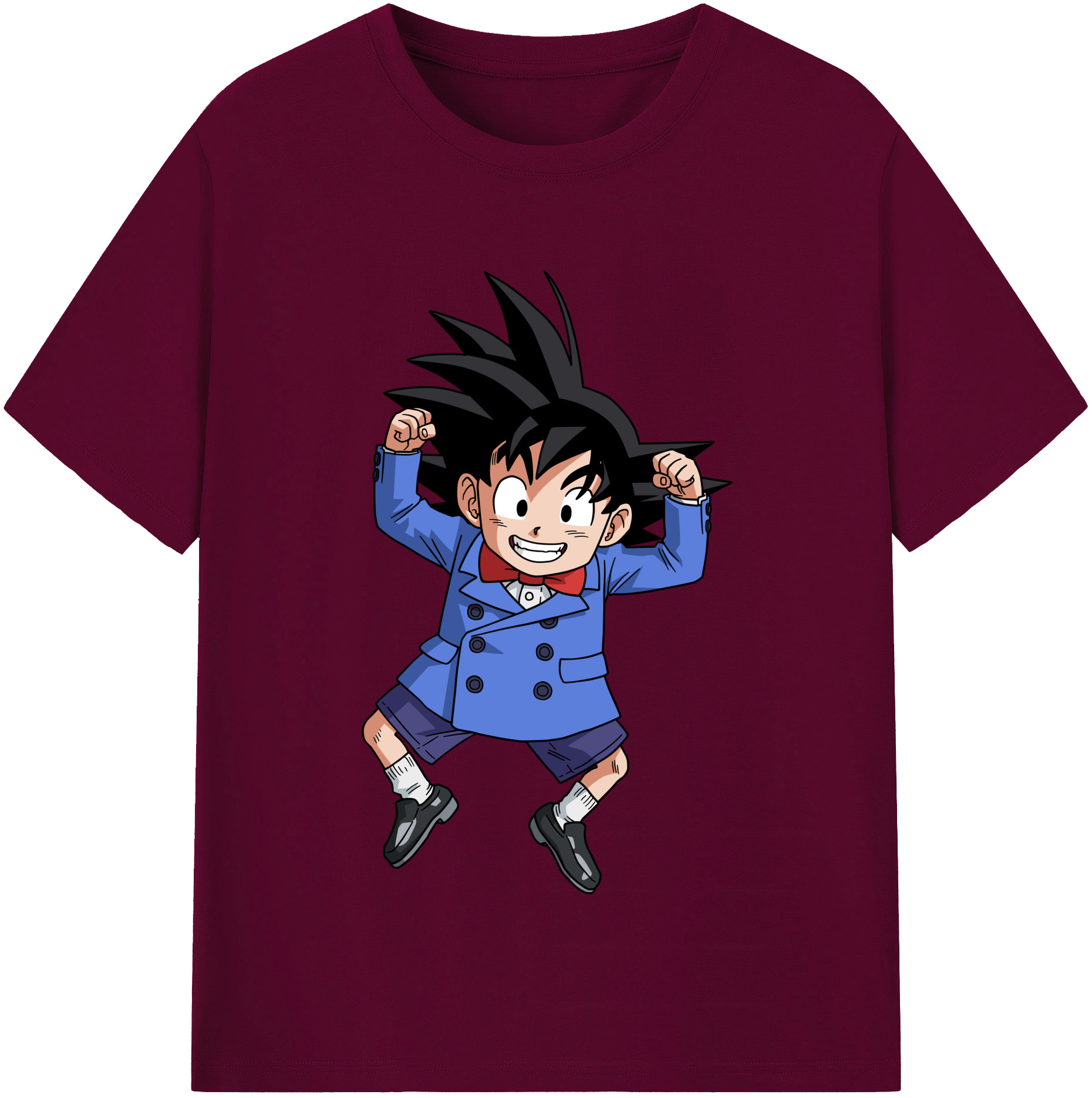 （画像用） ドラゴンボール 孫悟空（そん ごくう）Son Goku カカロット DRAGON BALL Kakarotto レディースカジュアルプリントTシャツ（綿100％）